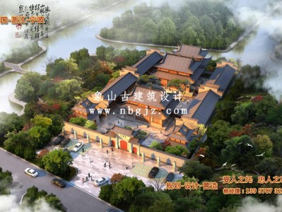 揭西天福寺重建规划效果图